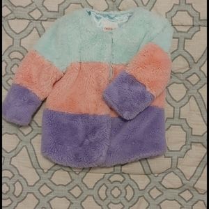 Toddler Faux Furry Coat